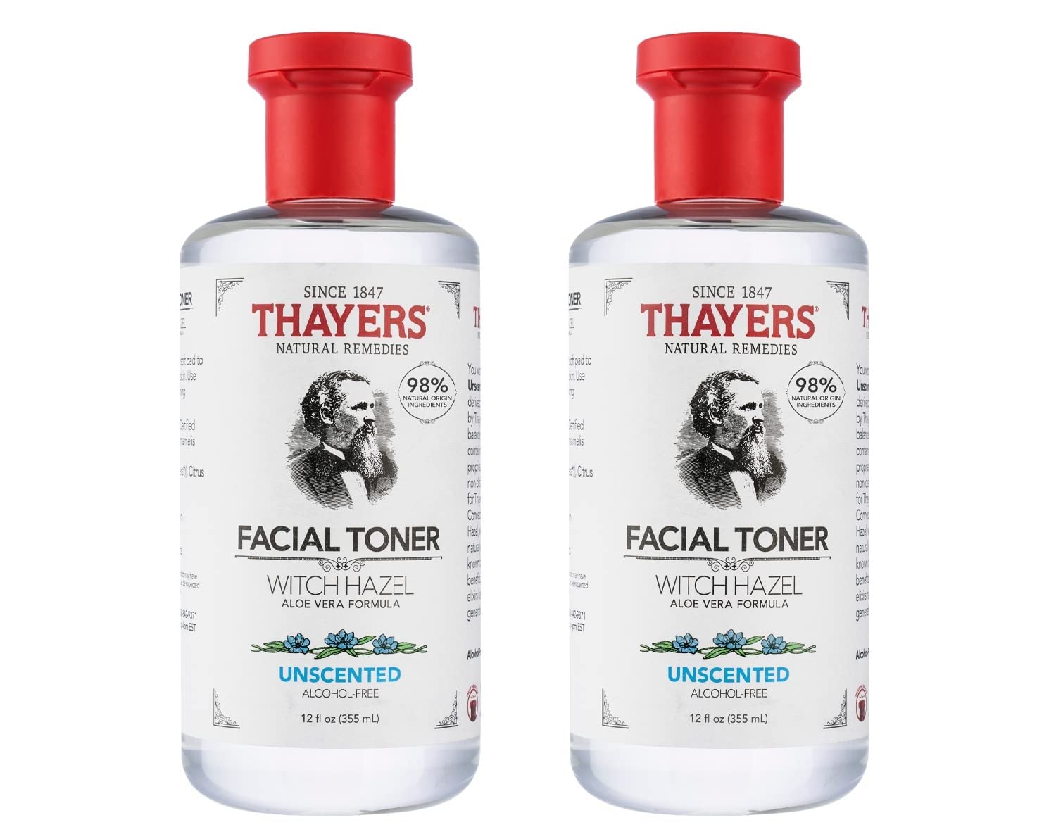 230816075453452_1 THAYERS Alcohol-Free Rose Petal Witch Hazel Facial Toner with Aloe Vera Formula, 12 Ounce - Image 1